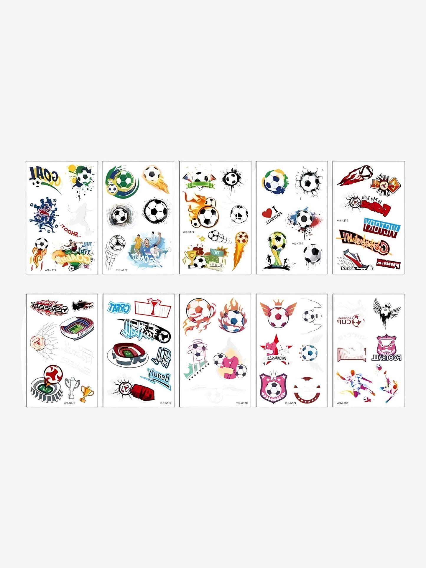 Tatuering, självlysande, fotboll, gnuggis, barnkalas, party, fest