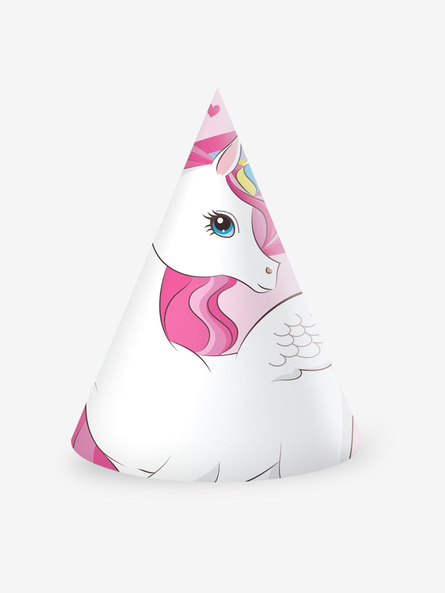 6 stycken - Partyhattar enhörning