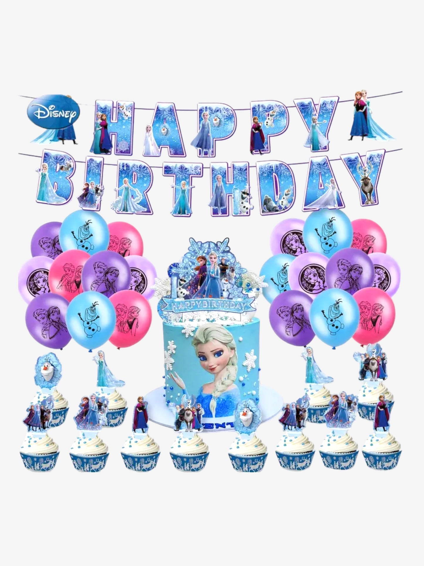 36 delar - Kalaspaket Disney Frost Frozen