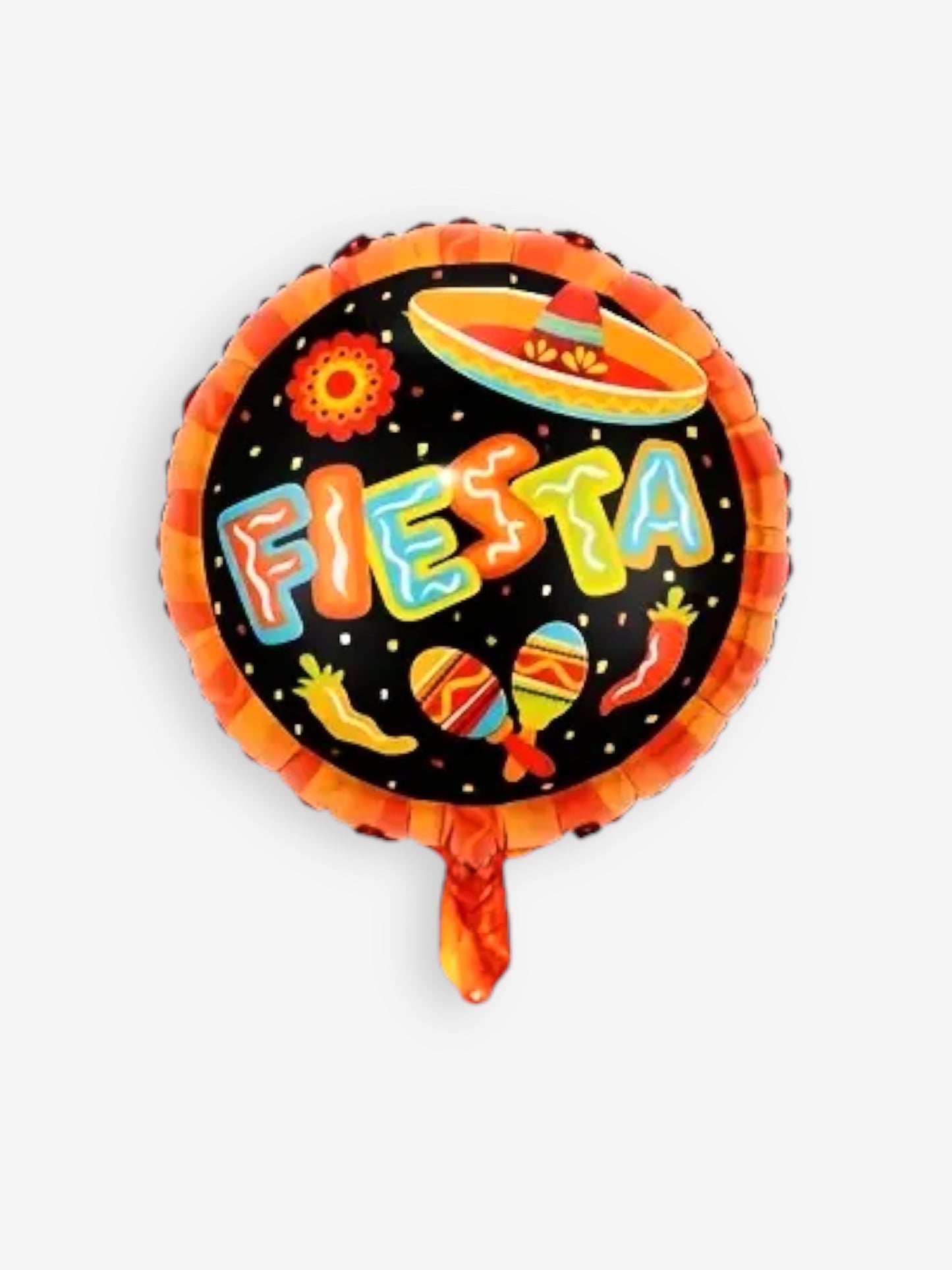54cm - Rund folieballong fiesta mexikotema