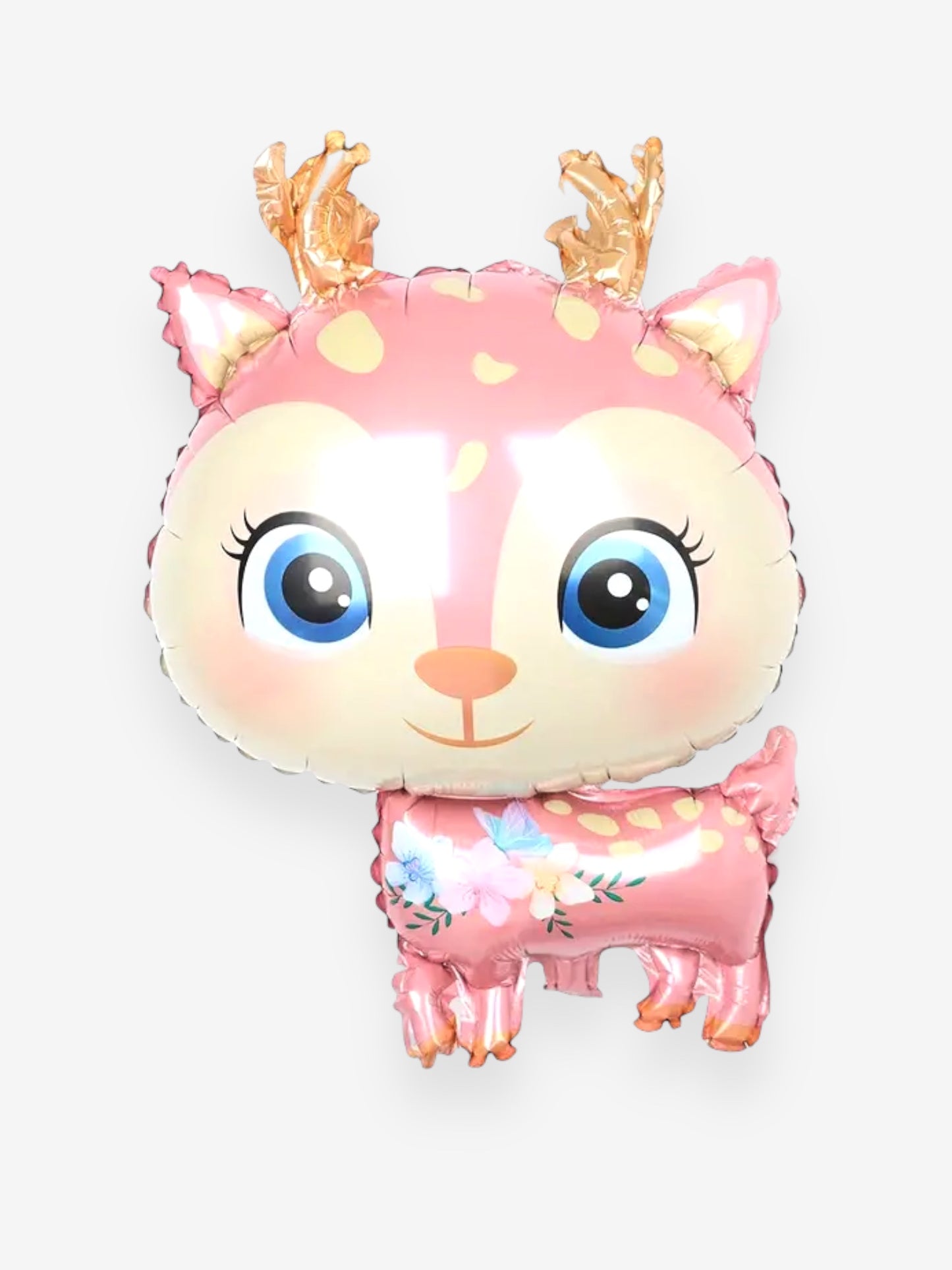 75x49cm - Folieballong Rosa rÄdjur