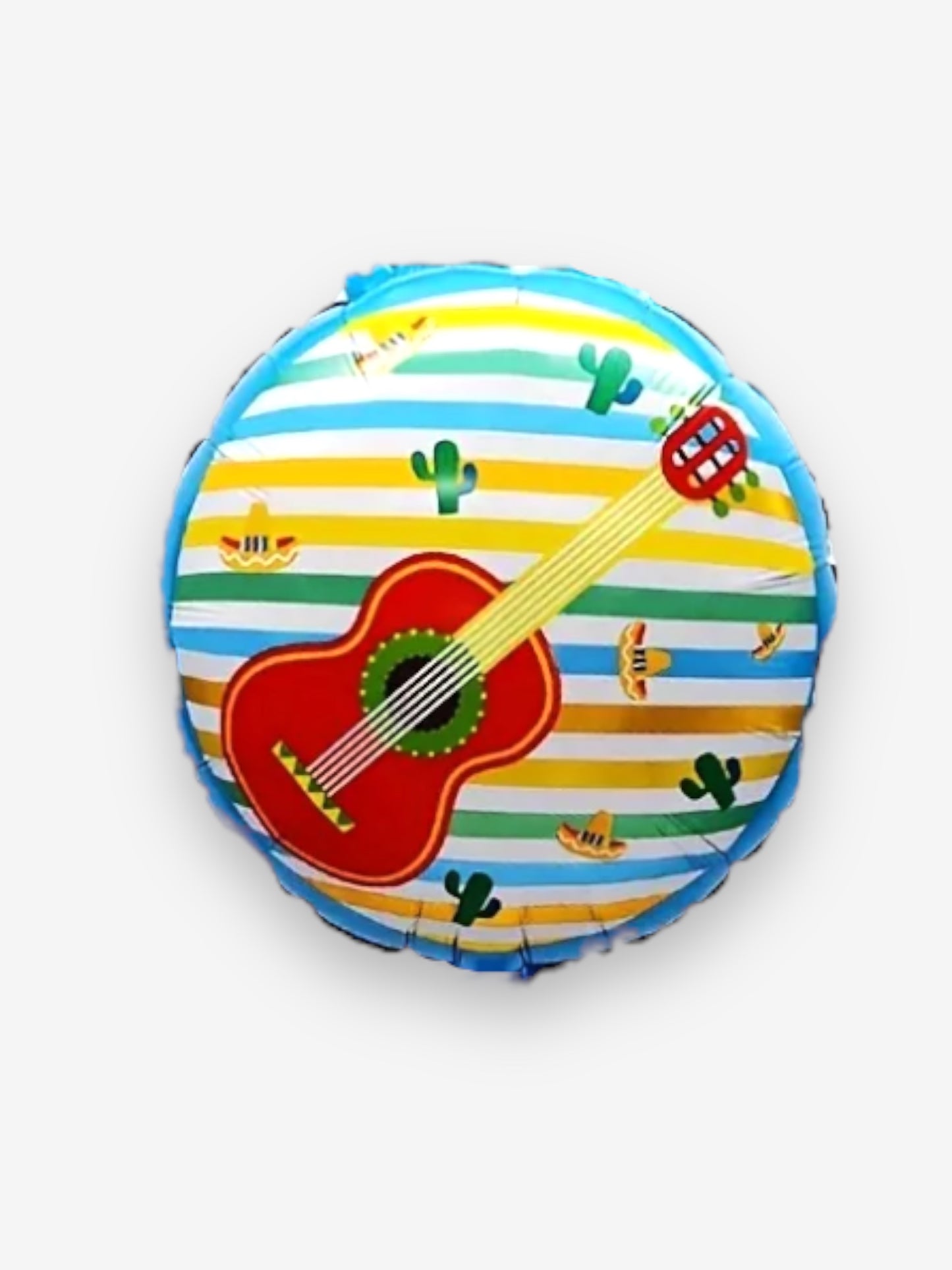54cm - Rund folieballong gitarr mexikotema