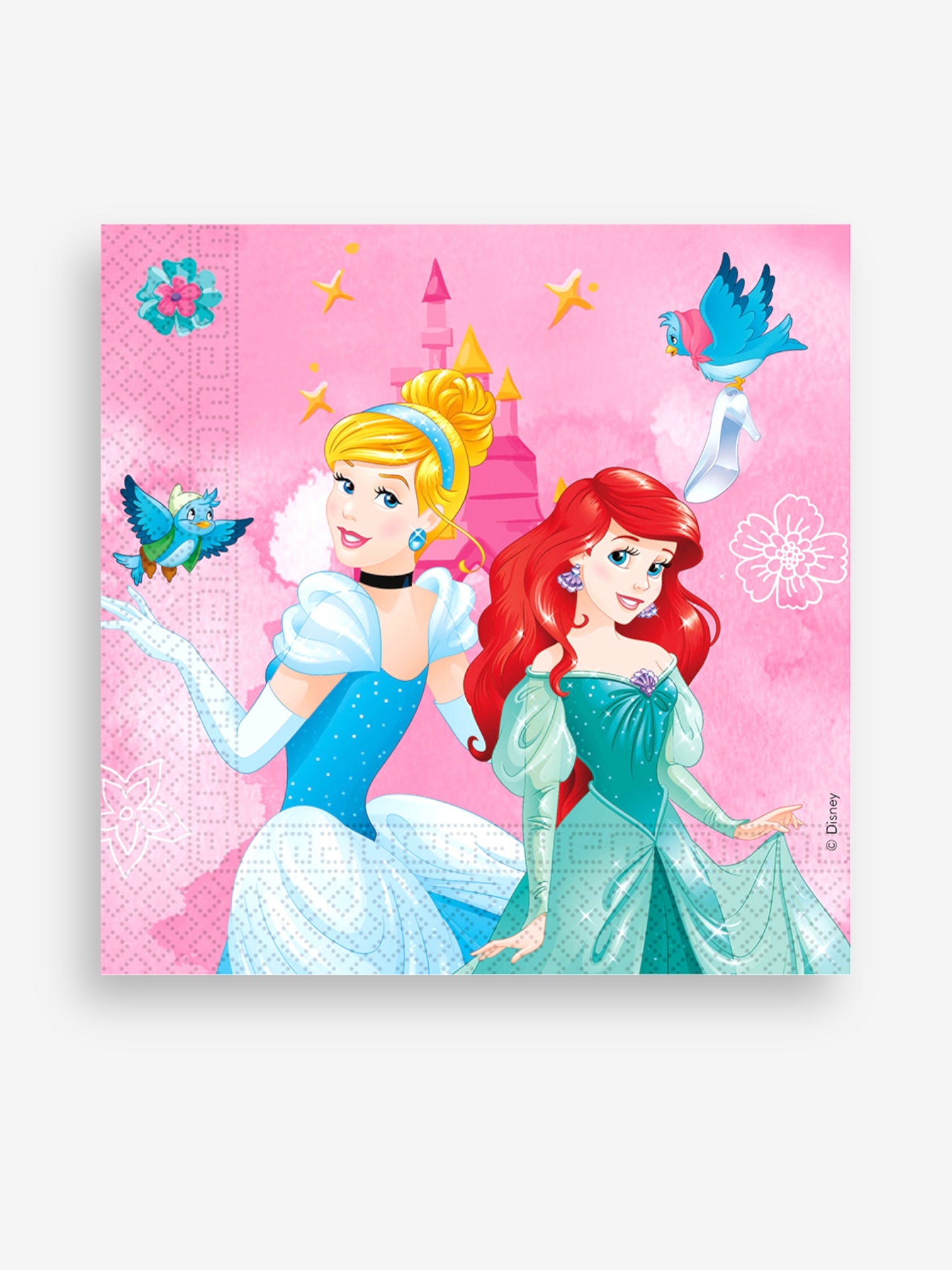 20 stycken - Servetter med Disney Prinsessor